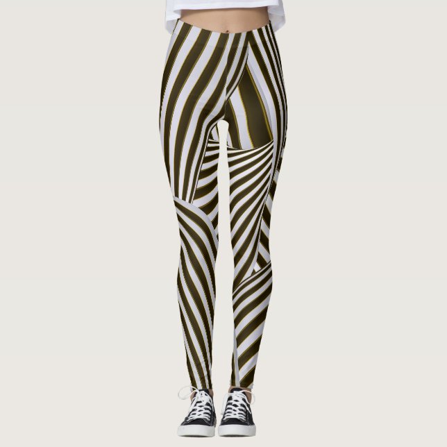 3D Twists Leggings (Front)