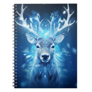 3D Winter Deer Notebook