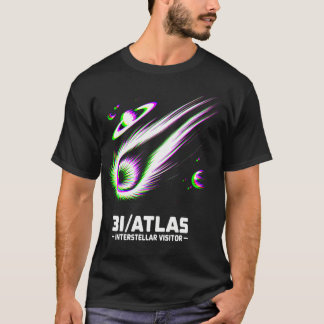 3I Atlas Interstellar Comet 2025 Space Astronomy E T-Shirt