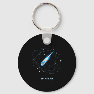 3i Atlas Interstellar Comet 2025 Space Astronomy  Key Ring