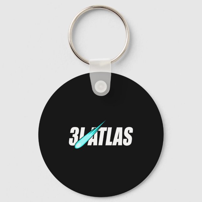 3i_atlas Interstellar Comet  Key Ring (Front)