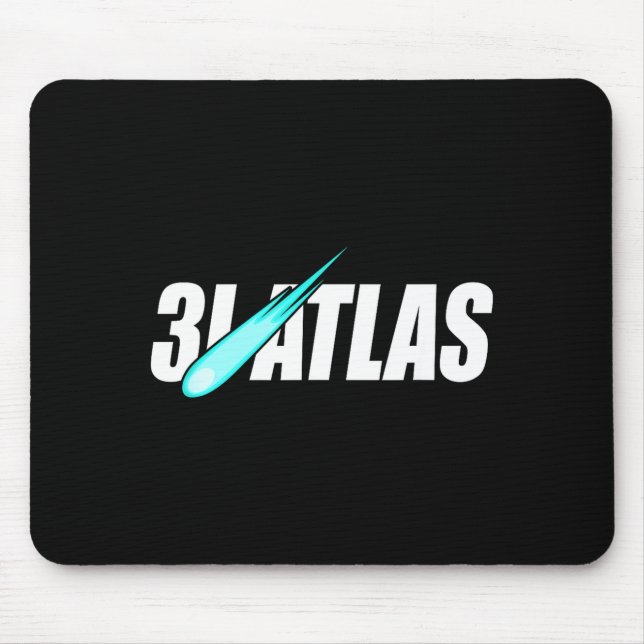 3i_atlas Interstellar Comet  Mouse Pad (Front)
