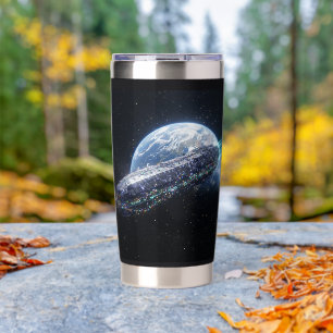 3I Atlas Spaceship Earth Orbit Galactic Insulated  Insulated Tumbler