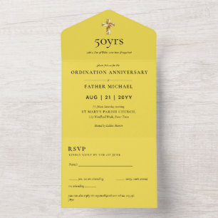 3in1 Ordination Anniversary INVITE and RSVP Priest