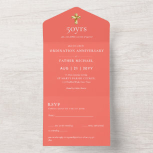 3in1 Ordination Anniversary INVITE and RSVP Priest