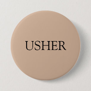 3inch round Usher pin