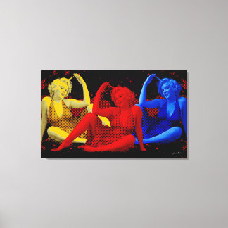 3Marilyn Canvas Print