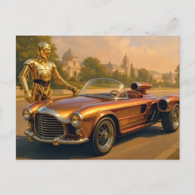 3po car postcard (Front)