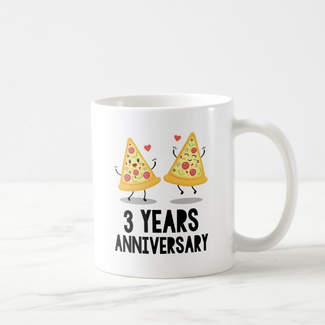 3rd Anniversary 3 Years Coffee Mug (Right)