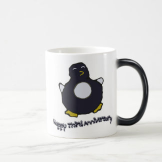 3rd Anniversary Penguin Mug