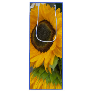 3rd Anniversary Sunflower Wine Gift Bag