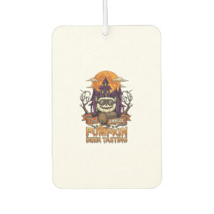 3rd Annual Pumpkin Beer Tasting Halloween Haunted Car Air Freshener