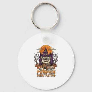 3rd Annual Pumpkin Beer Tasting Halloween Haunted  Key Ring