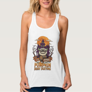 3rd Annual Pumpkin Beer Tasting Halloween Haunted Singlet