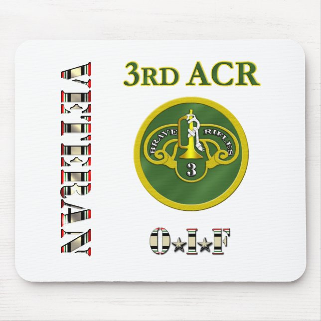 3rd Armoured Cavalry OIF Mouse Pad (Front)