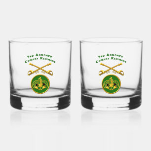 3rd Armoured Cavalry Regiment ACR Whiskey Glass