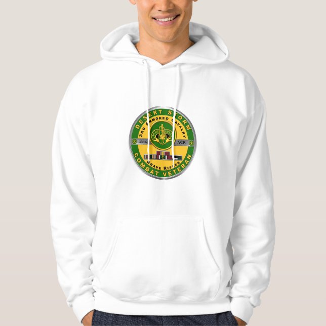 3rd Armoured Cavalry Regiment Desert Storm Hoodie (Front)