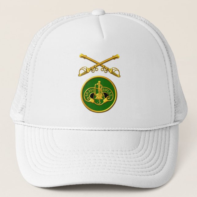 3rd Armoured Cavalry Regiment   Trucker Hat (Front)