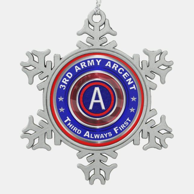 3rd Army ARCENT Christmas Ornament (Front)