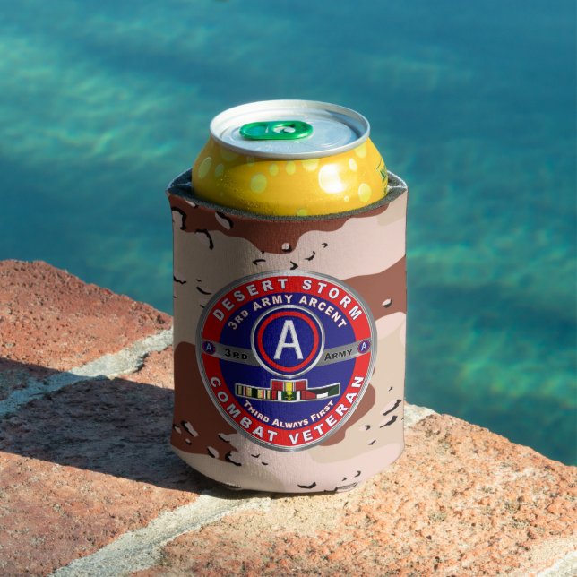 3rd Army Desert Storm Veteran  Can Cooler (In Situ Pool)