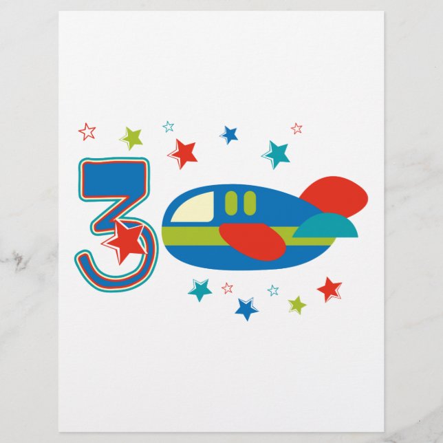 3rd Birthday Aeroplane (Front)