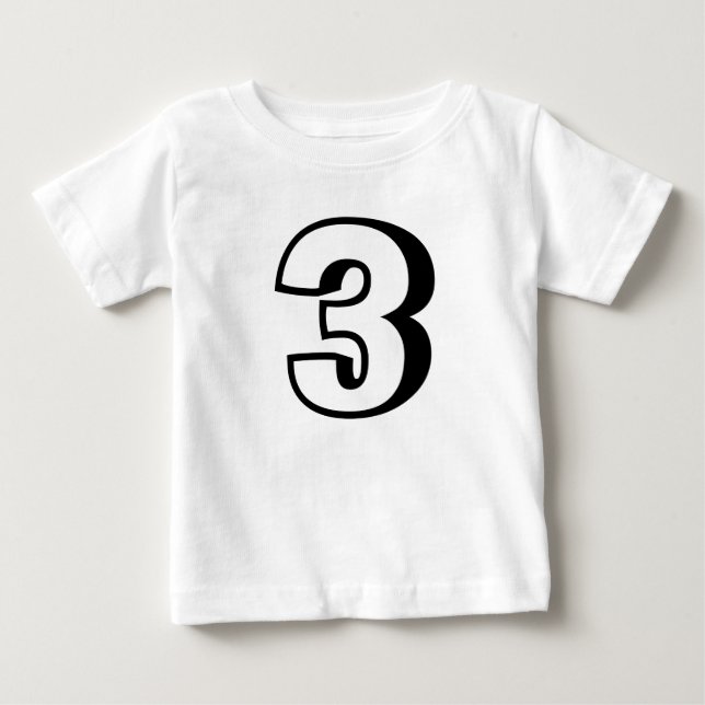 3rd birthday Age 3 Toddler T-shirts (Front)