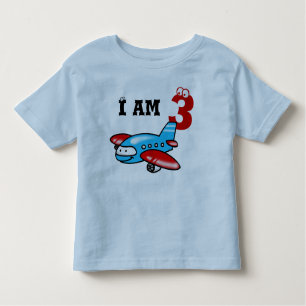 3rd birthday boy gift ( aeroplane ) toddler T-Shirt