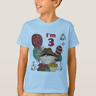 3rd Birthday Cowboy T-shirts and Gifts
