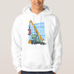 3rd Birthday for 3 year old Kids B-day Hoodie<br><div class="desc">Happy 3th Birthday. Funny and lovely Kids Birthday design with cute dinosaur sitting on a mobile crane lifting a Number 3. A perfect match for Kids and Teens.</div>