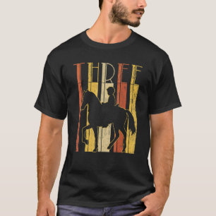 3rd Birthday Horse Rider Sport Boys Retro Born In T-Shirt