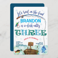 3rd Birthday Little Fisherman, Gone fishing