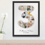 3rd Birthday Number 3 Photo Collage Kids Nursery Poster<br><div class="desc">Decorate your nursery with this custom photo collage poster. This wall décor combines the charm of your little one's precious moments with an adorable design that will captivate both children and adults alike. Our user-friendly design tool allows you to upload your photos with ease, enabling you to create a personalised...</div>