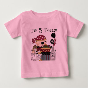 3rd Birthday Pirate Tshirts and Gifts