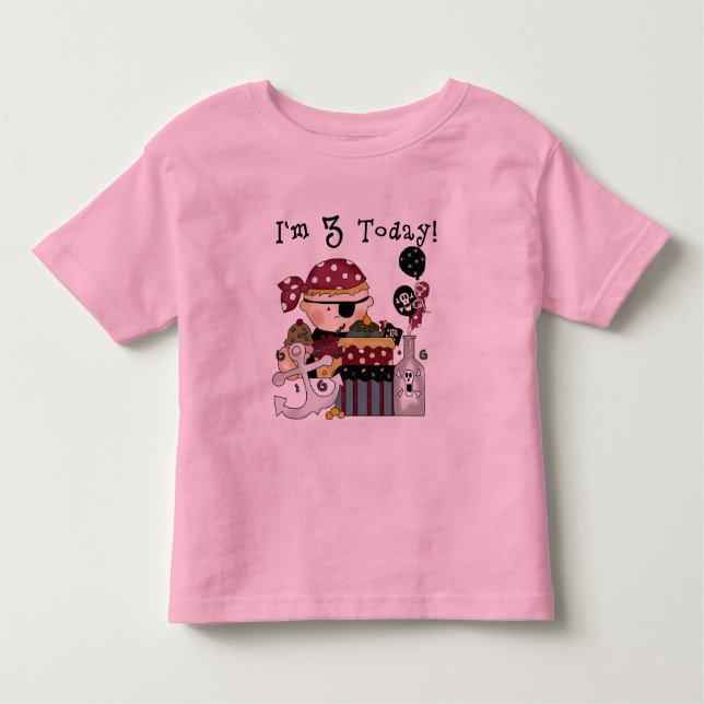 3rd Birthday Pirate Tshirts and Gifts (Front)