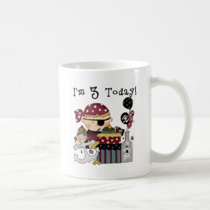 3rd Birthday Pirate Tshirts and Gifts Coffee Mug