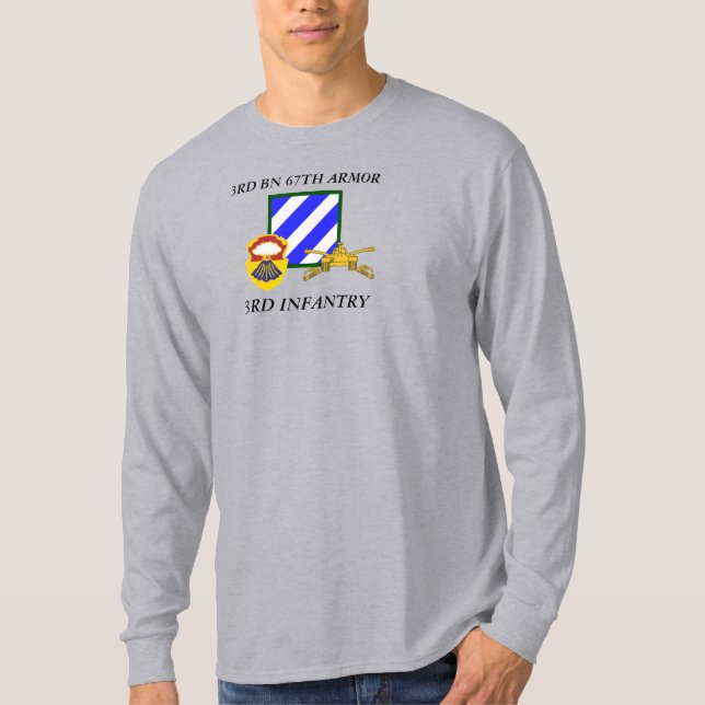 3RD BN 67TH ARMOR 3RD INFANTRY DIVISION T-Shirt (Front)