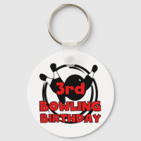 3rd Bowling Birthday Tshirts and Gifts