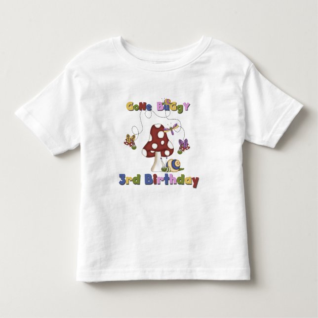 3rd Bug Birthday Tshirts and Gifts (Front)