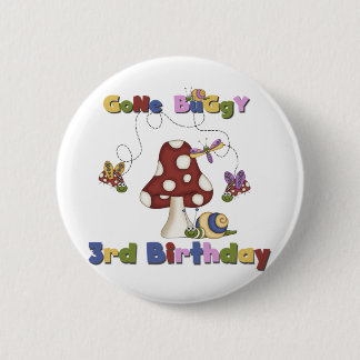 3rd Bug Birthday Tshirts and Gifts 6 Cm Round Badge