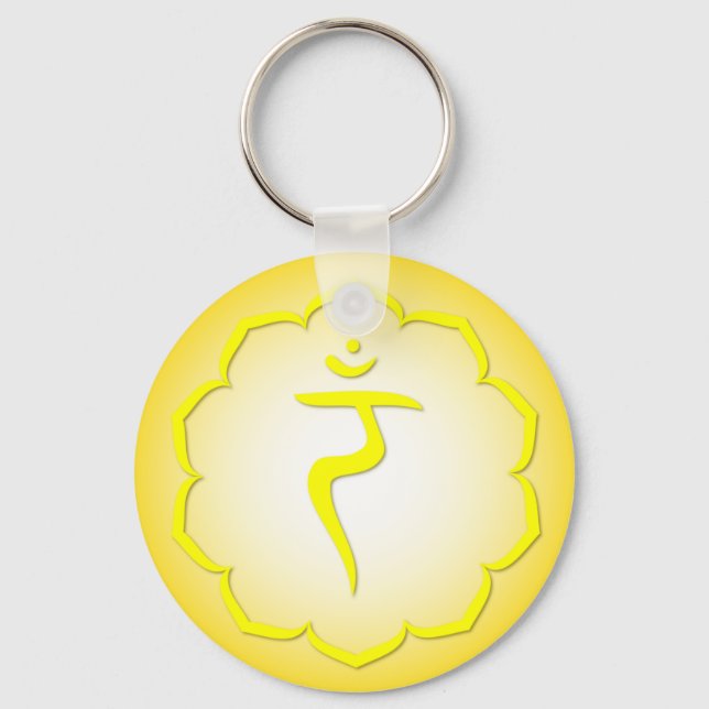 3rd Chakra - Manipura Key Ring (Front)