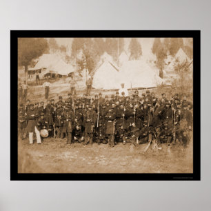 3rd Connecticut Infantry at Camp Douglass 1861 Poster