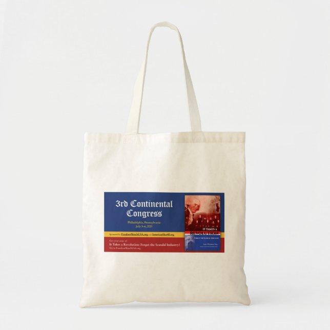 3rd Continental Congress Tote Bag (Front)