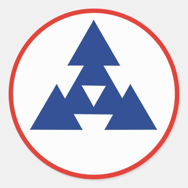 3rd COSCOM Germany Classic Round Sticker (Front)