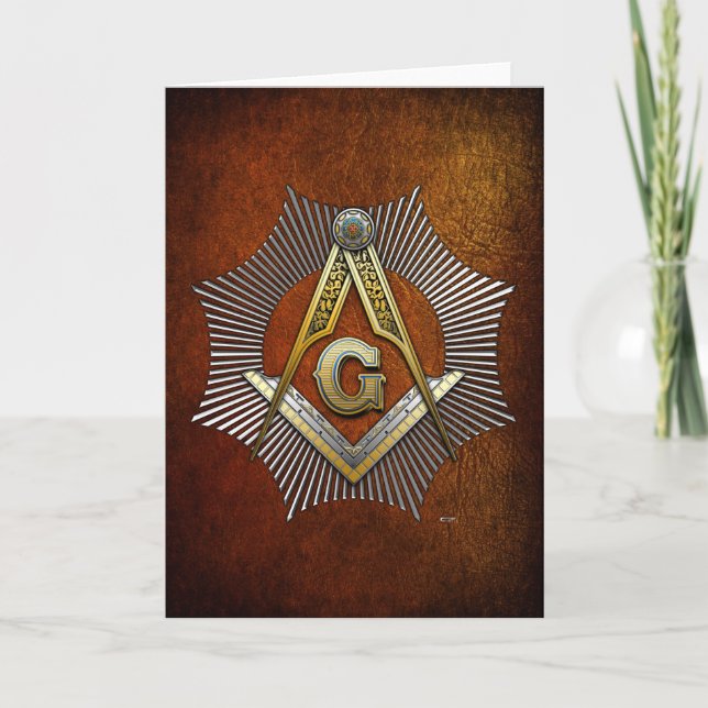 3rd Degree: Master Mason Card (Front)