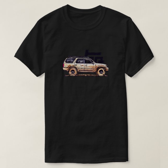 3rd Gen 4Runner TRD - Tan Fitted T-Shirt (Design Front)