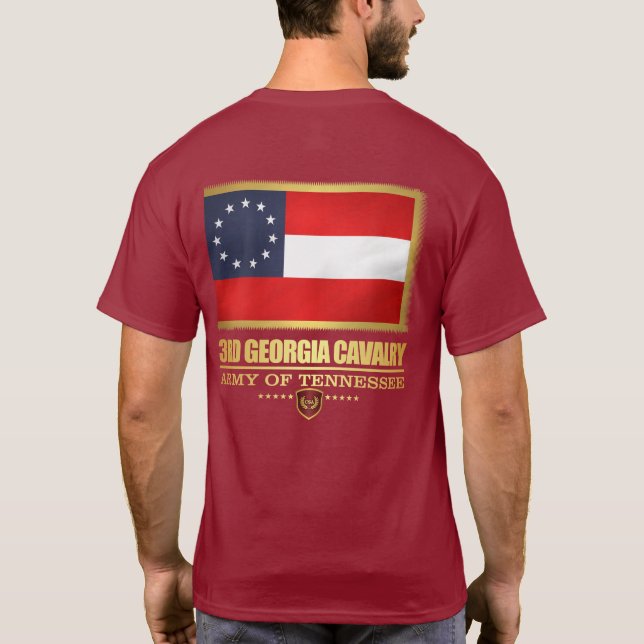 3rd Georgia Cavalry (F10) T-Shirt (Back)
