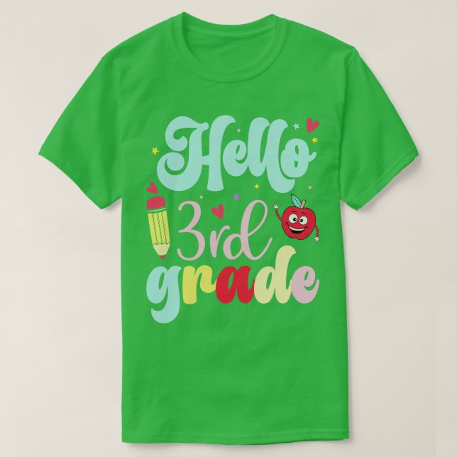 3rd Grade 1 T-Shirt (Design Front)