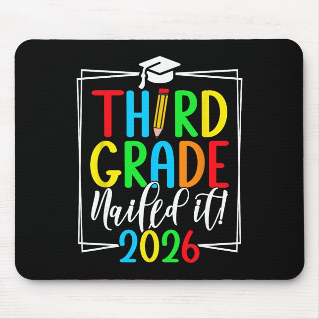 3rd Grade 2026 Third Grade Graduation _1  Mouse Pad (Front)
