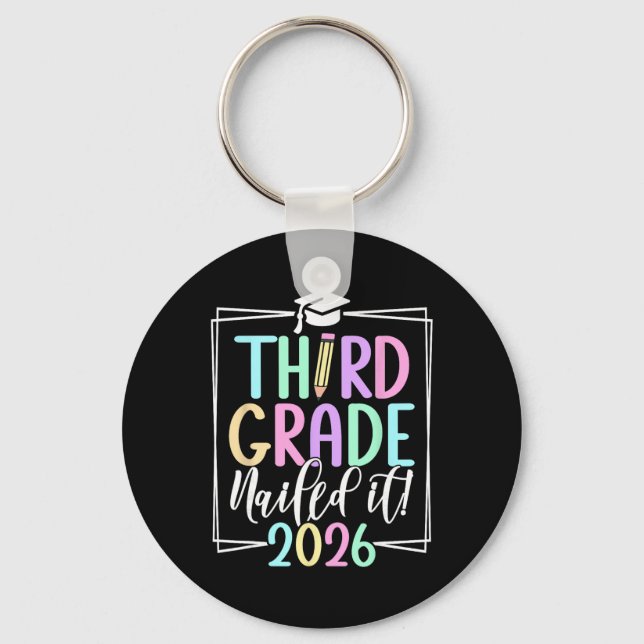 3rd Grade 2026 Third Grade Graduation _2  Key Ring (Front)