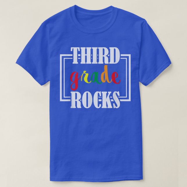 3rd Grade Back To School student teacher T-Shirt C (Design Front)